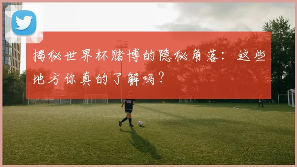 揭秘世界杯赌博的隐秘角落：这些地方你真的了解吗？